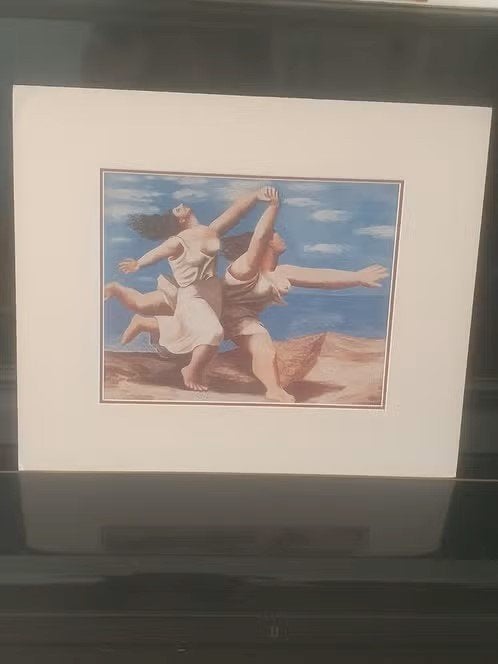 Pablo Picasso twee vrouwen rennen op het strand, Ophalen