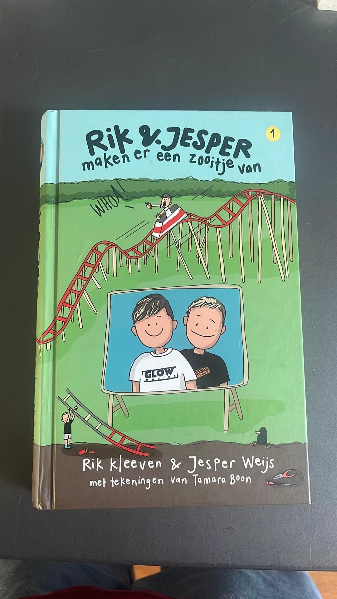 Glowmovies Rik en Jesper maken er een zooitje van, Boeken, Kinderboeken | Jeugd | 10 tot 12 jaar, Ophalen, Zo goed als nieuw