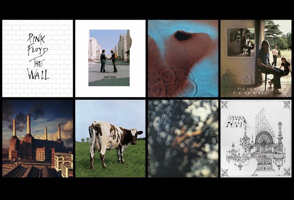 Pink Floyd LP Wish, Wall, Meddle, Animals, Umma, Atom, Relic, Ophalen, Gebruikt, 12 inch, Progressive Rock