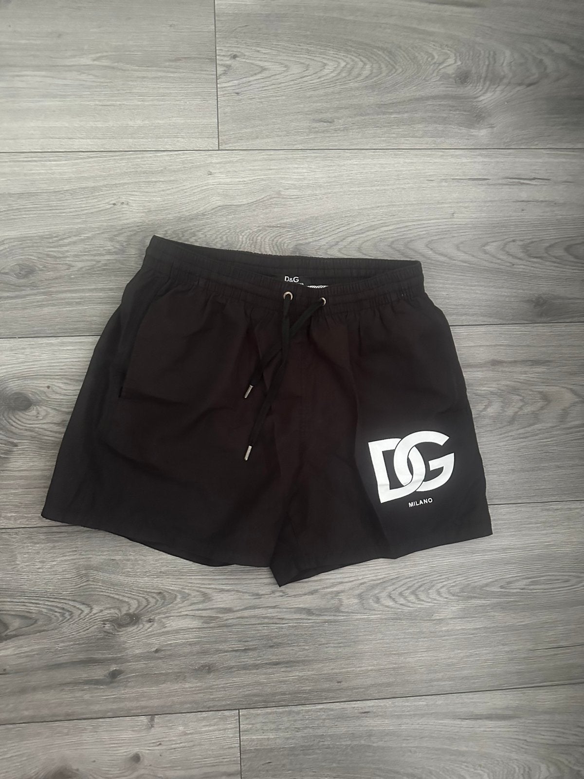 Dolce Gabbana zwemshort origineel, Kleding | Dames, Verzenden, Zo goed als nieuw, Zwart, Lang