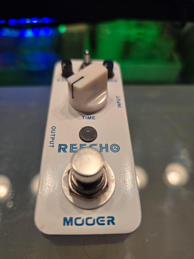 Mooer Reecho Delay Pedaal - Compact en Veelzijdig, Ophalen of Verzenden, Gebruikt, Delay of Echo