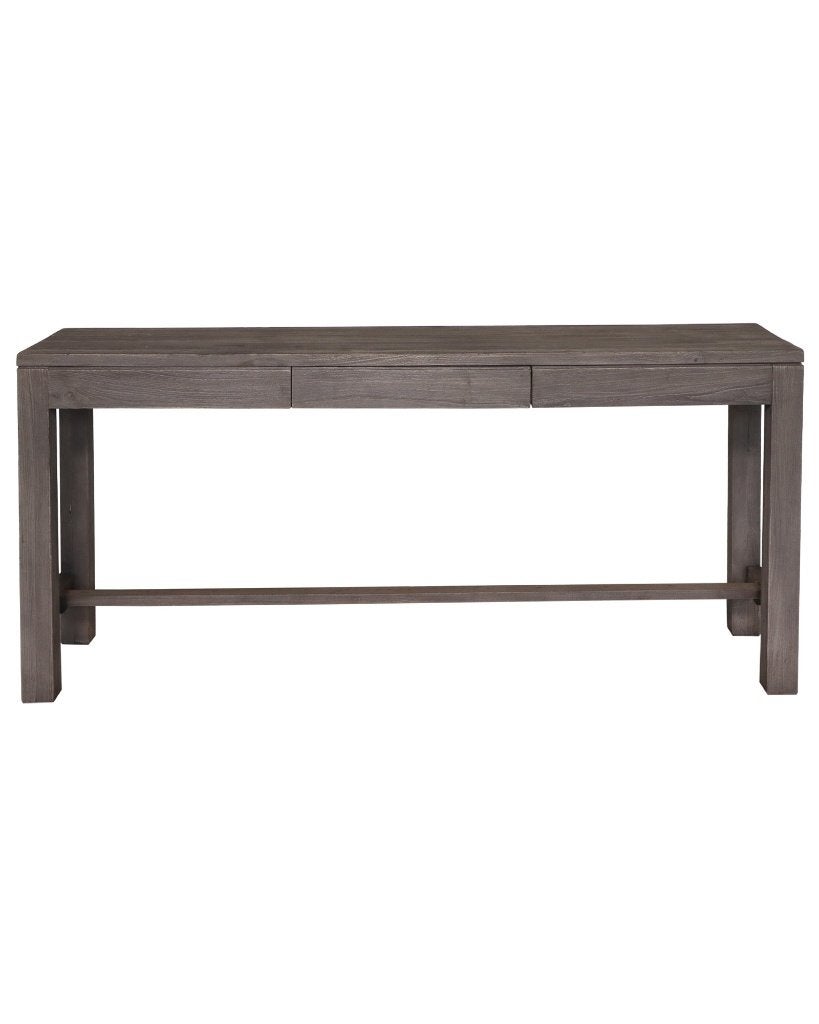 Vintage teakhouten sidetable met lade, Ophalen of Verzenden, Zo goed als nieuw, Hout