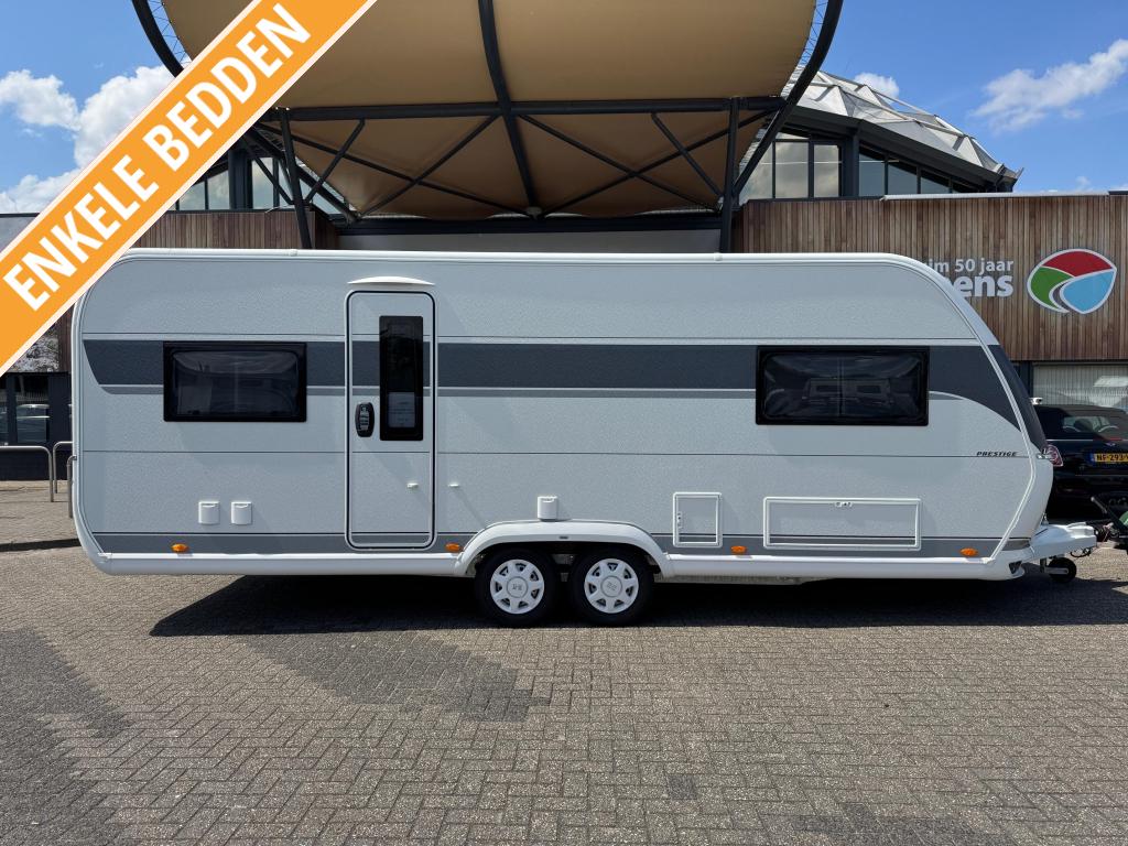 Hobby Prestige 620 CL 2025 MEGA KORTING!!! €4.000,-, Caravans en Kamperen, Caravans, Schokbreker, Standaardzit, Hobby, Overige typen