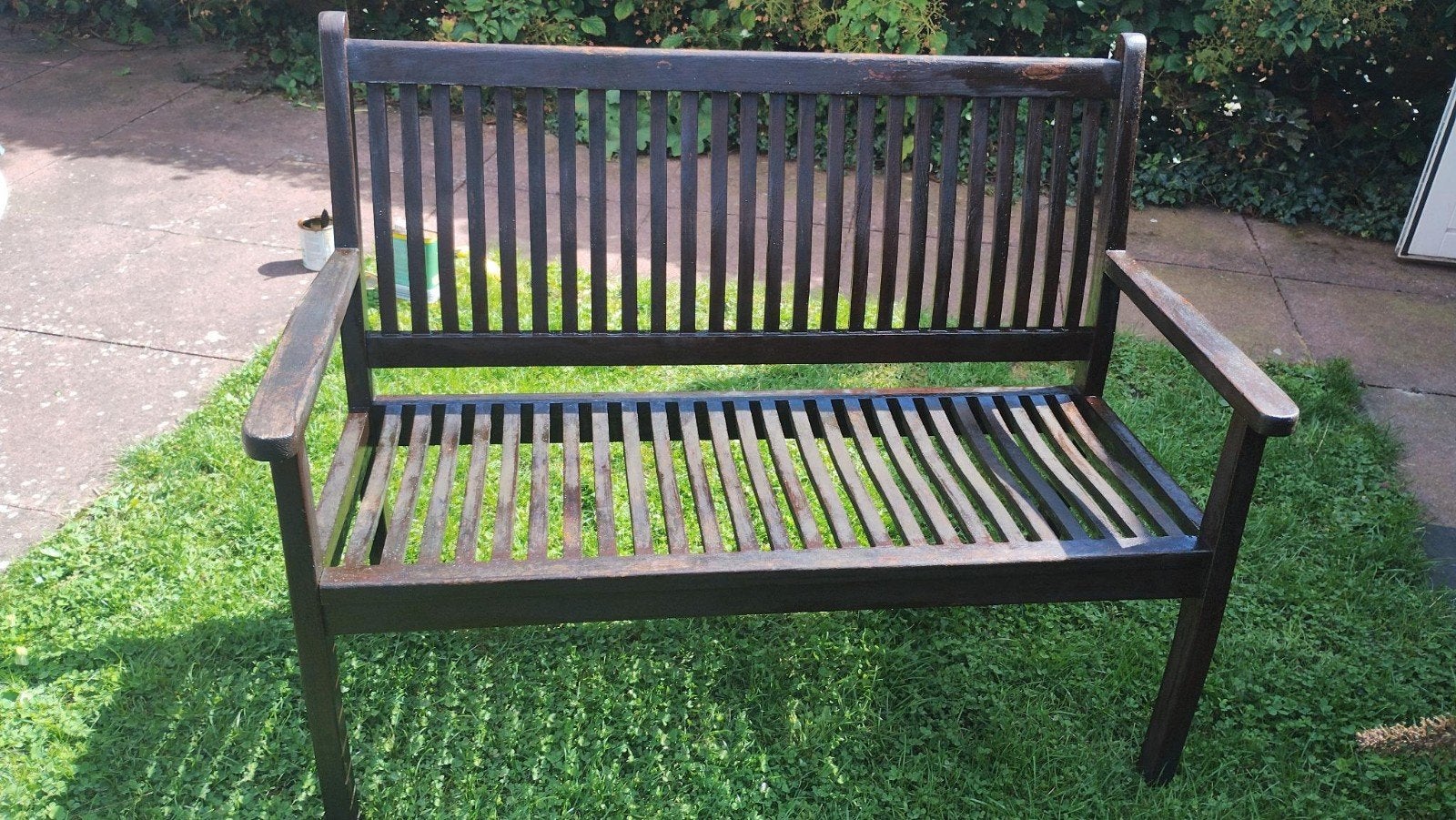 Tuinset bank, tafel, stoel van Summer Garden WoodProducts, Tuin en Terras, Ophalen, Gebruikt, Teakhout