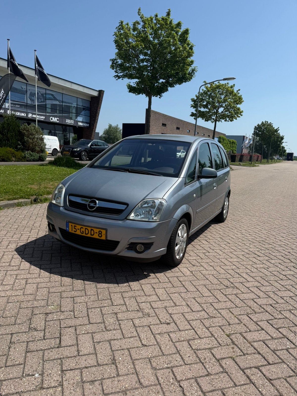 Opel Meriva 1.6 16V 77KW Easytronic 2008 Grijs, Auto's, Zwart, 4 cilinders, Origineel Nederlands, 1200 kg
