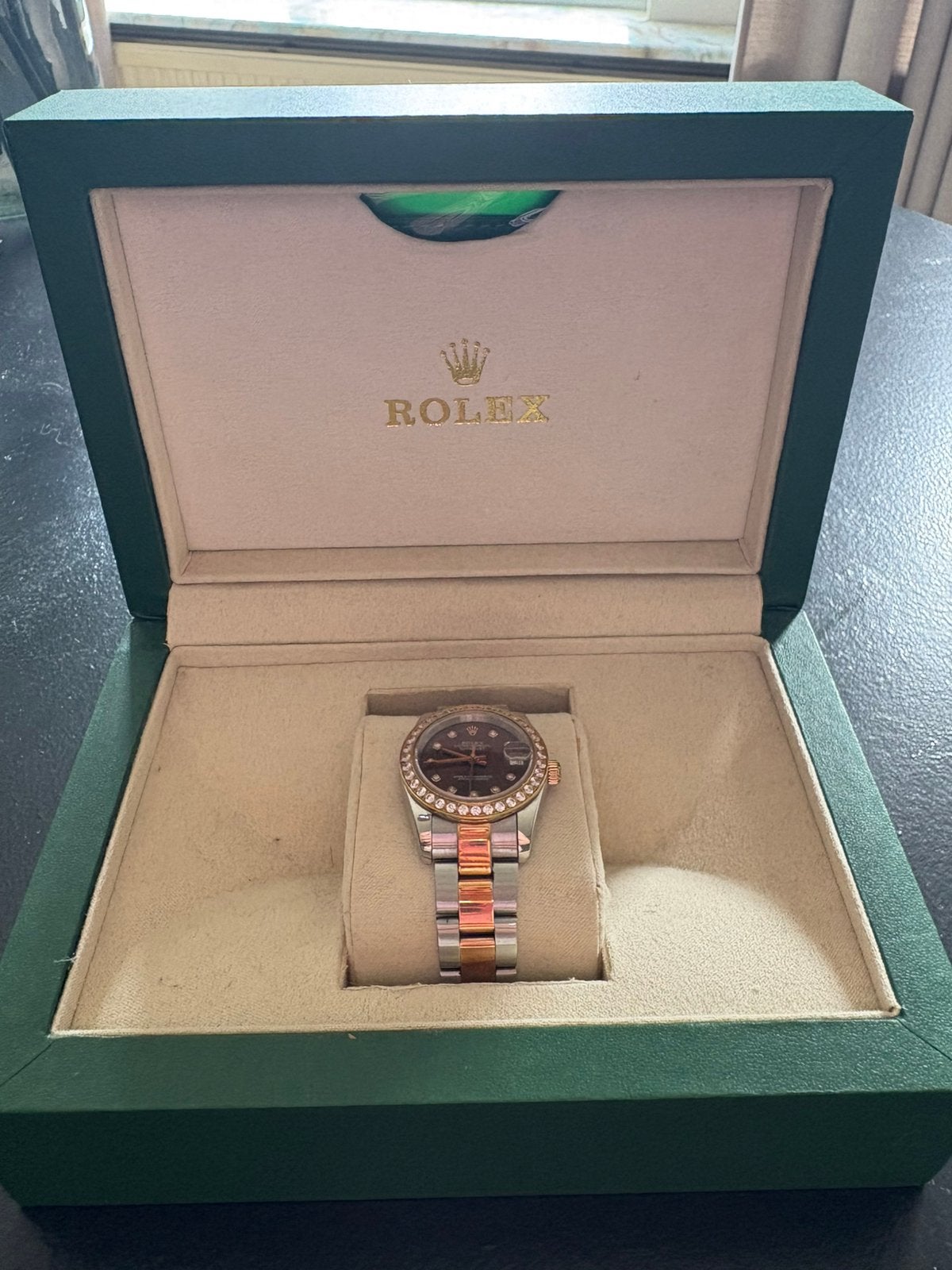 Horloge dames, Ophalen of Verzenden, Zo goed als nieuw, Staal, Rolex