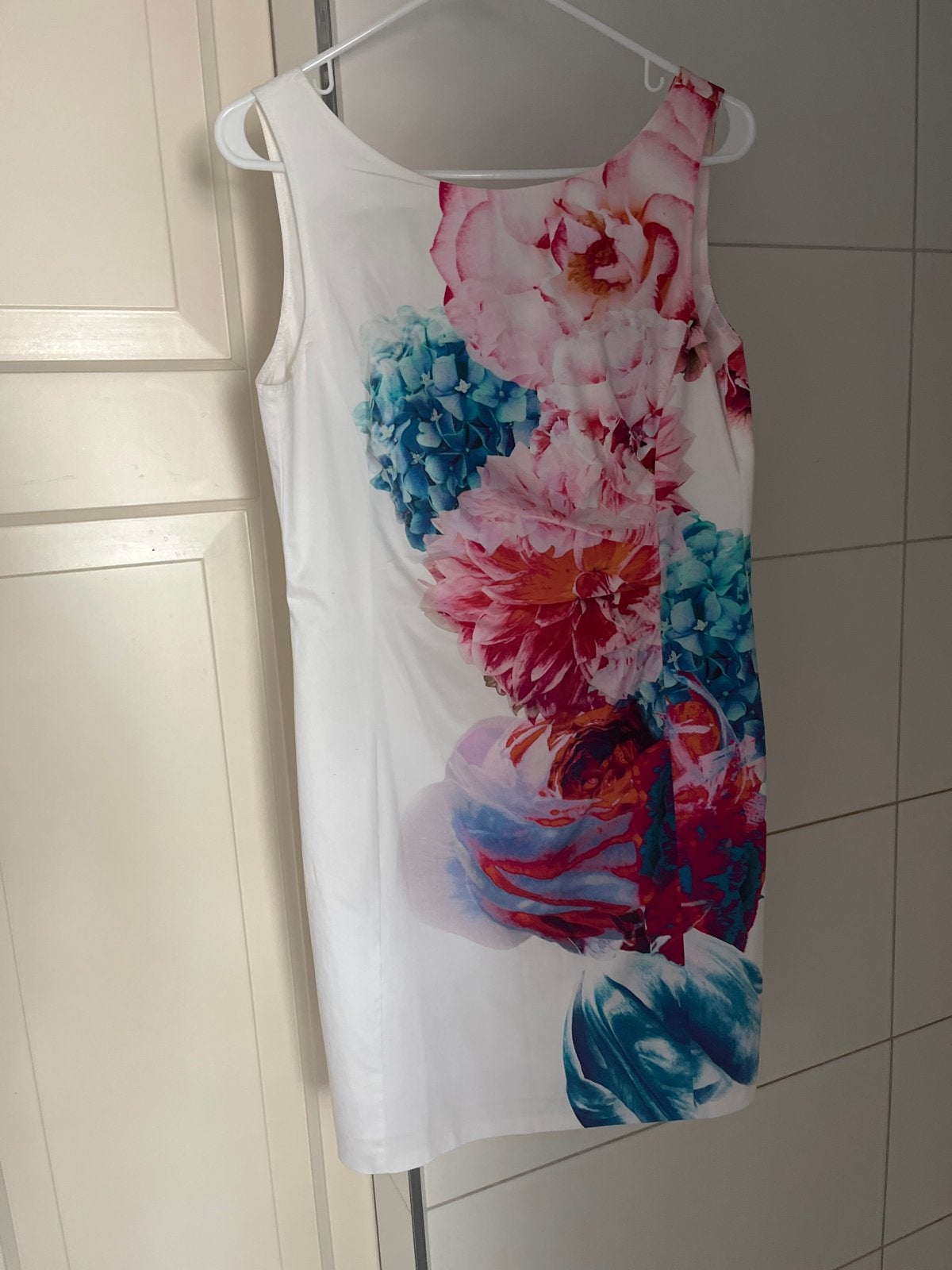 Marccaine zomerjurk maat 38, Kleding | Dames, Maat 38/40 (M), Wit, Ophalen of Verzenden, Zo goed als nieuw