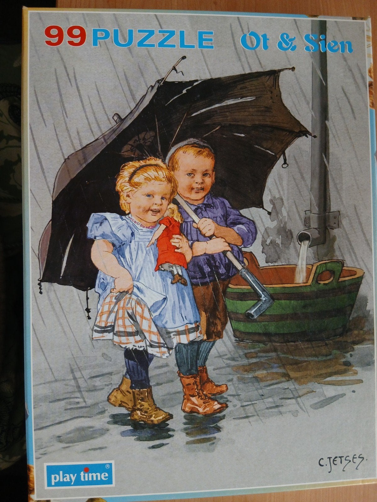 99 Puzzel Ot & Sien - Play Time, Ophalen of Verzenden, Minder dan 500 stukjes, Gebruikt, Legpuzzel