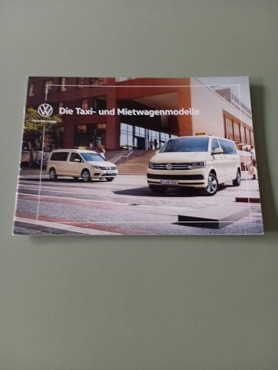 VW De Taxi und Mietwagenmodelle 11 / 2019 24 pag. Duits, Verzenden, Zo goed als nieuw, Volkswagen