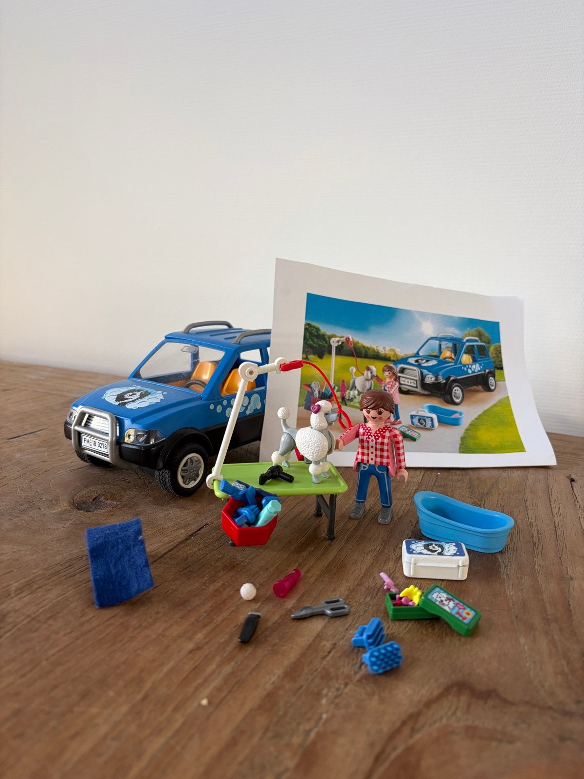 PLAYMOBIL Mobiele Hondensalon - 9278, Ophalen of Verzenden, Zo goed als nieuw