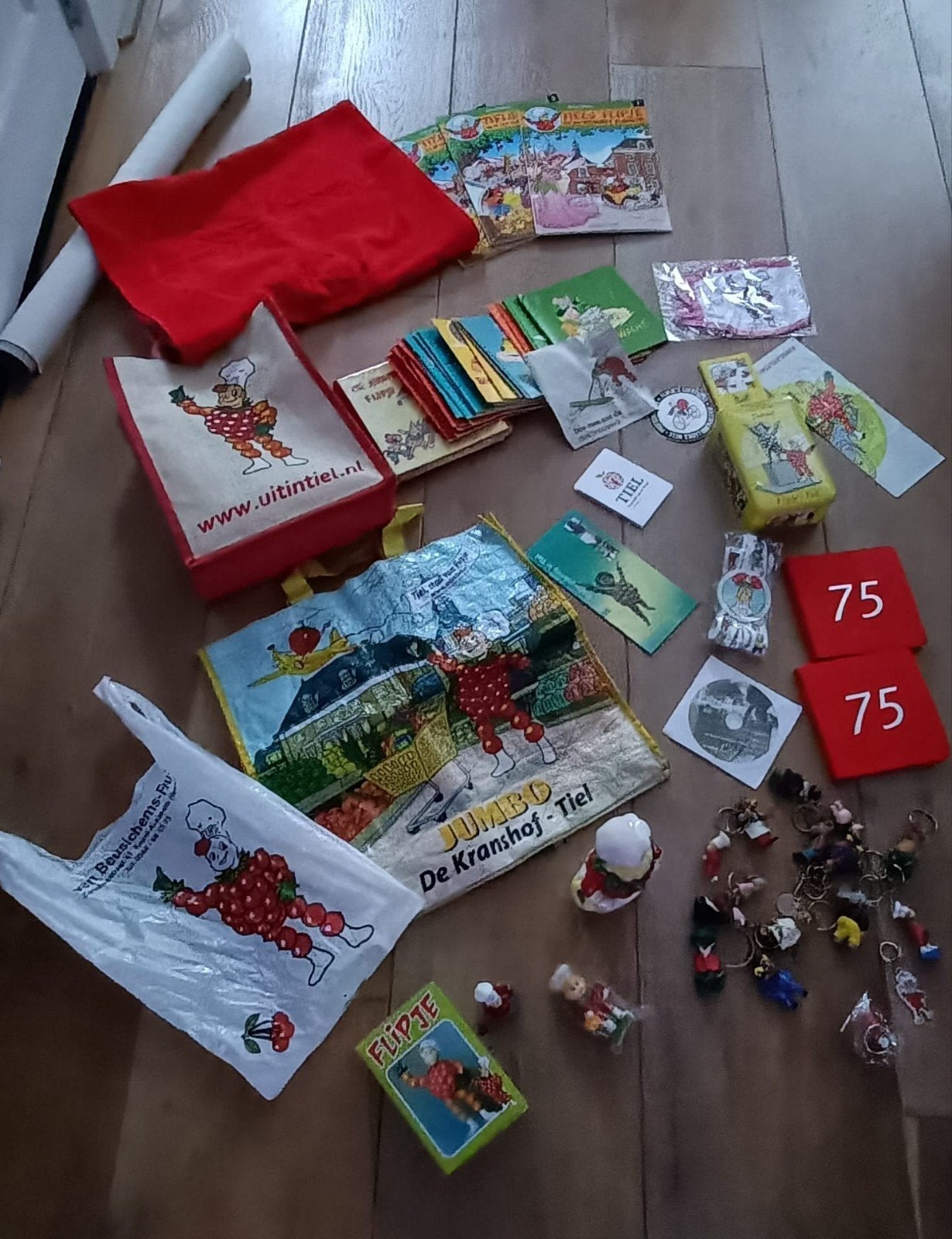 Flipje verzameling van Flipje uit Tiel Betuwe, Ophalen
