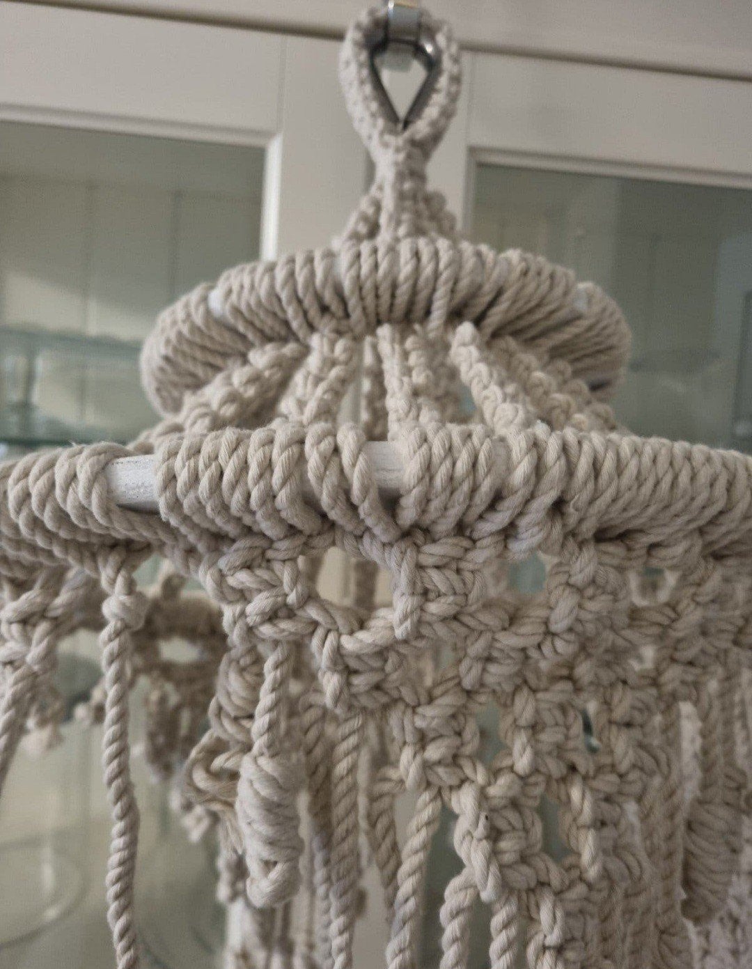 Macrame wiegje inclusief matras uniek exemplaar, Ophalen, Wieg