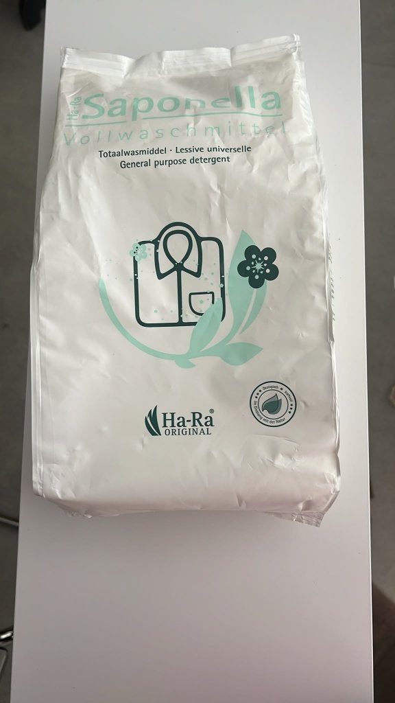 Ha-Ra Saponella - Wit wasmiddel 3 kg incl. Ha-Ra bewaarblik, Ophalen of Verzenden