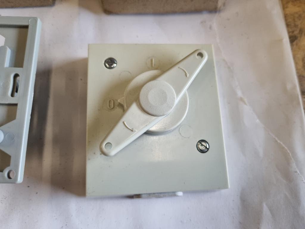 6X NIEUWE OPBOUW WASMACHINE SCHAKELAAR TREKSCHAKELAAR 230 V, Ophalen, Nieuw