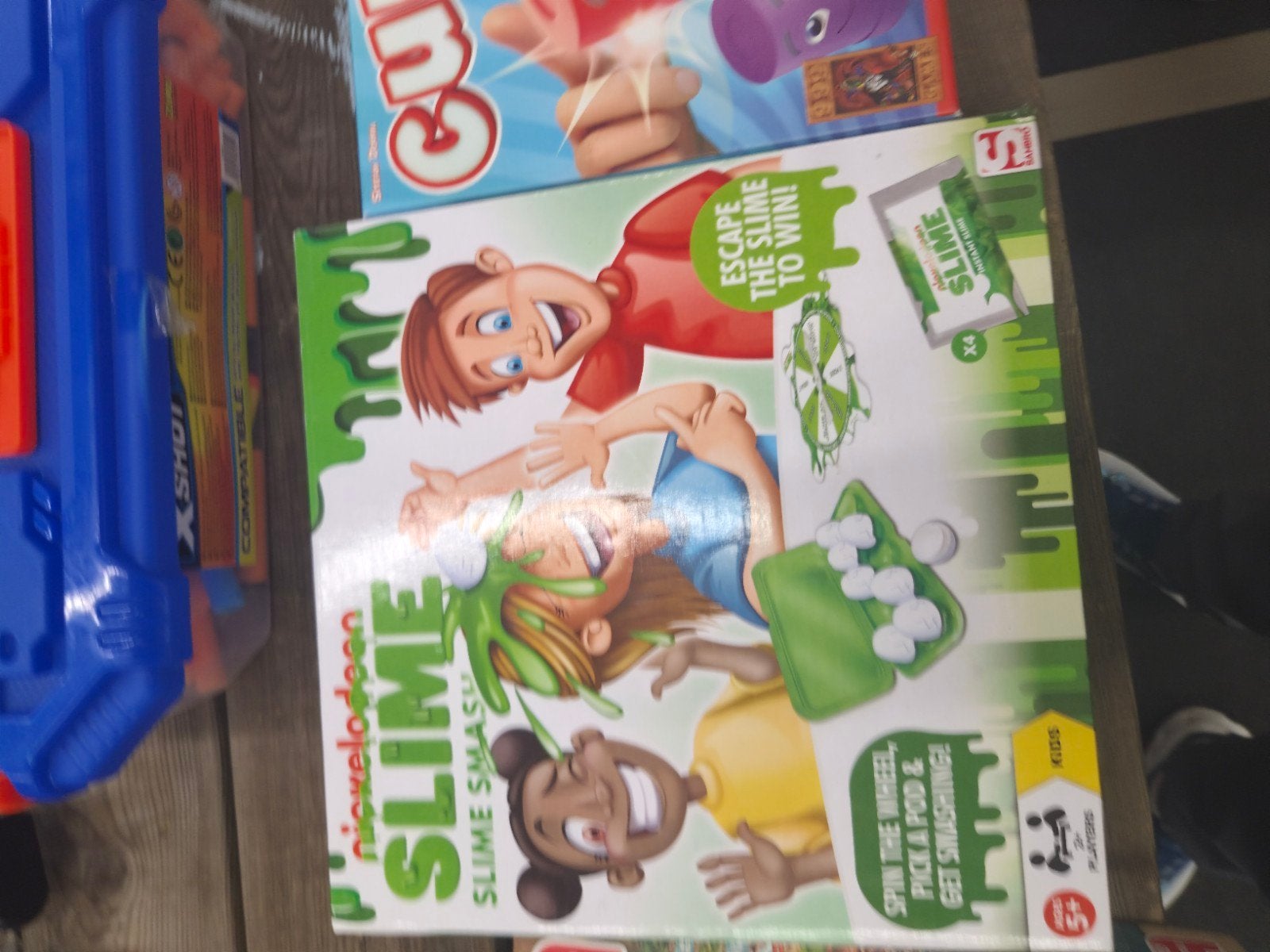 Nickelodeon Slime Smash Spel - Ontsnap aan de slijm!, Ophalen of Verzenden, Gebruikt, Jongen of Meisje