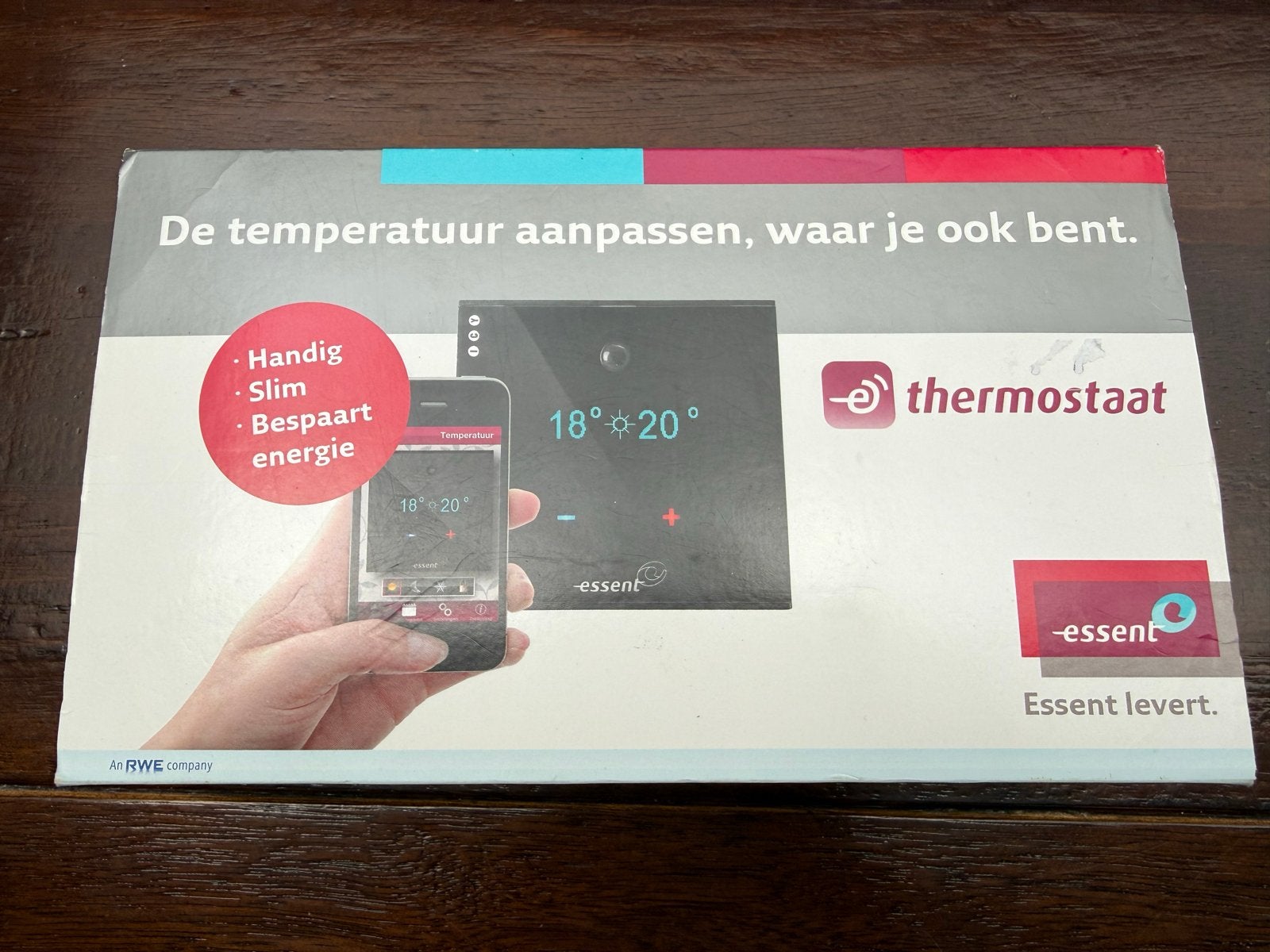 Nieuwe Essent Icy Slimme Thermostaat - Energiebesparend, Ophalen of Verzenden, Slimme thermostaat, Nieuw