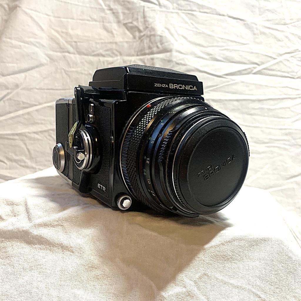 Bronica ETR, Ophalen of Verzenden, Gebruikt, Spiegelreflex, Overige Merken