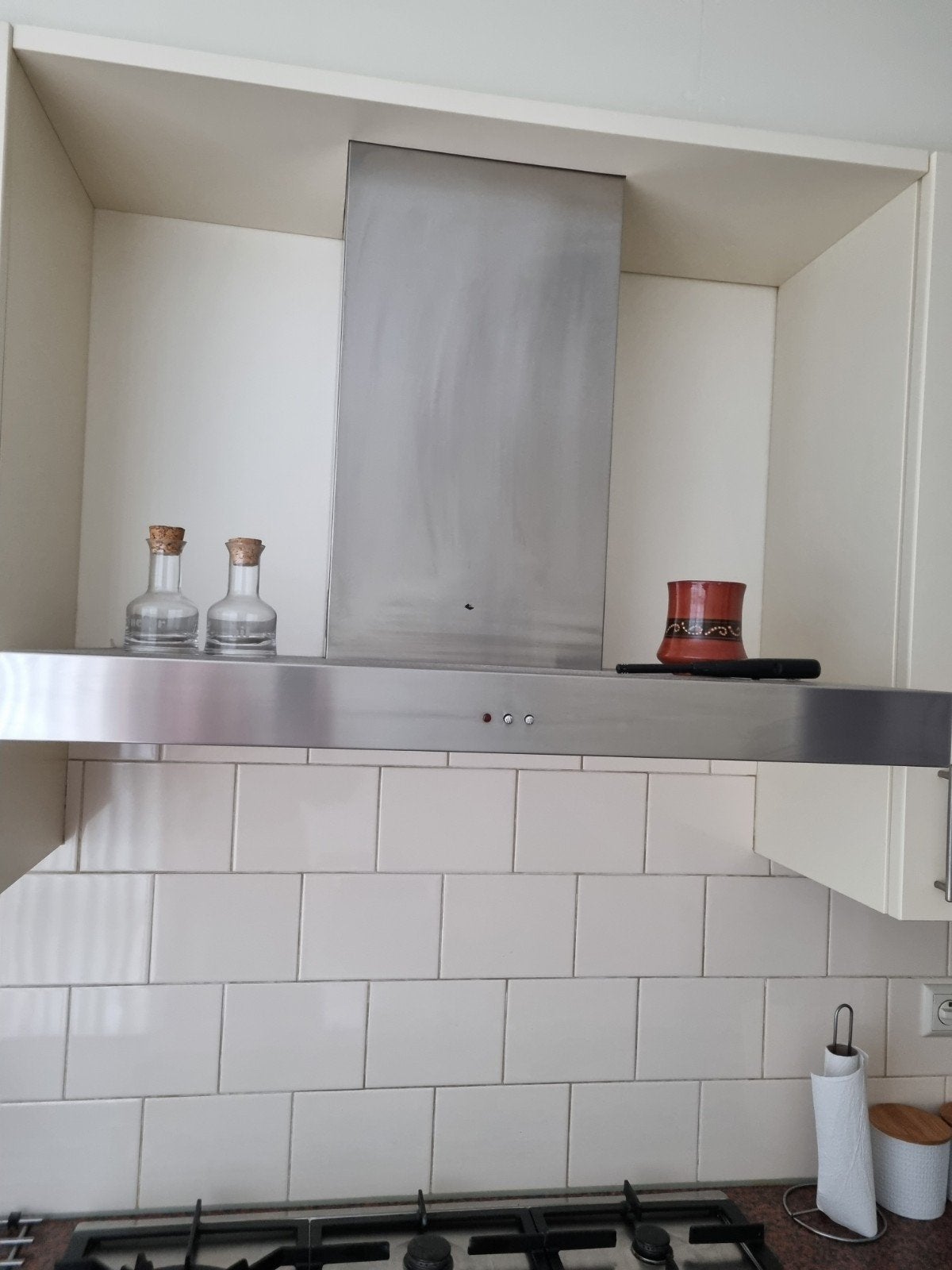HR ITHO RVS Afzuigkap -- 90 com -Goede staat, Ophalen of Verzenden, Gebruikt, Inbouw, Onderbouw afzuigkap