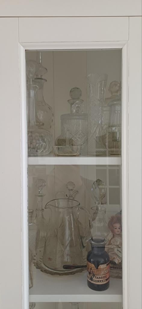 Antieke kristallen karaf en glazen set, Antiek en Kunst, Ophalen of Verzenden