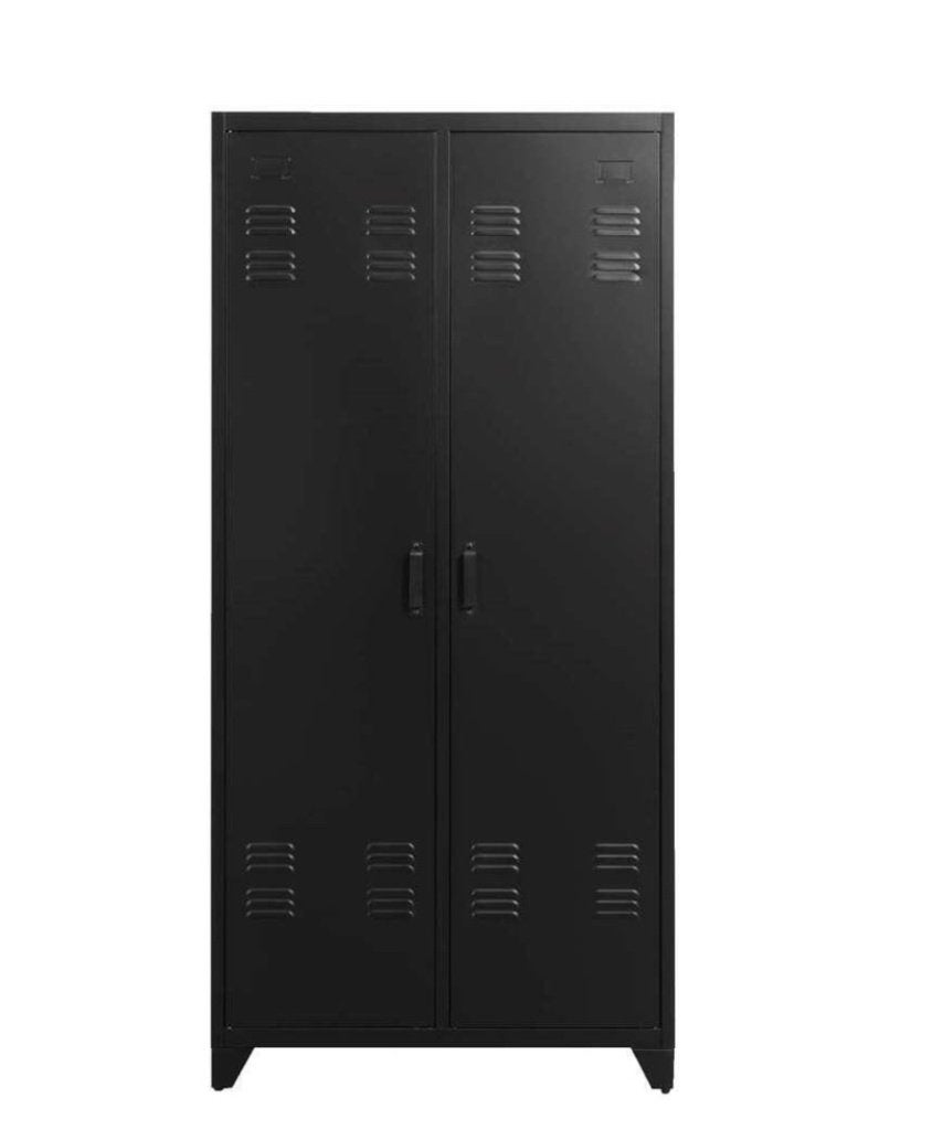 Metal Closet - Mick 2 door, Ophalen, Met deur(en), 100 tot 150 cm, Sleek, metal, modern