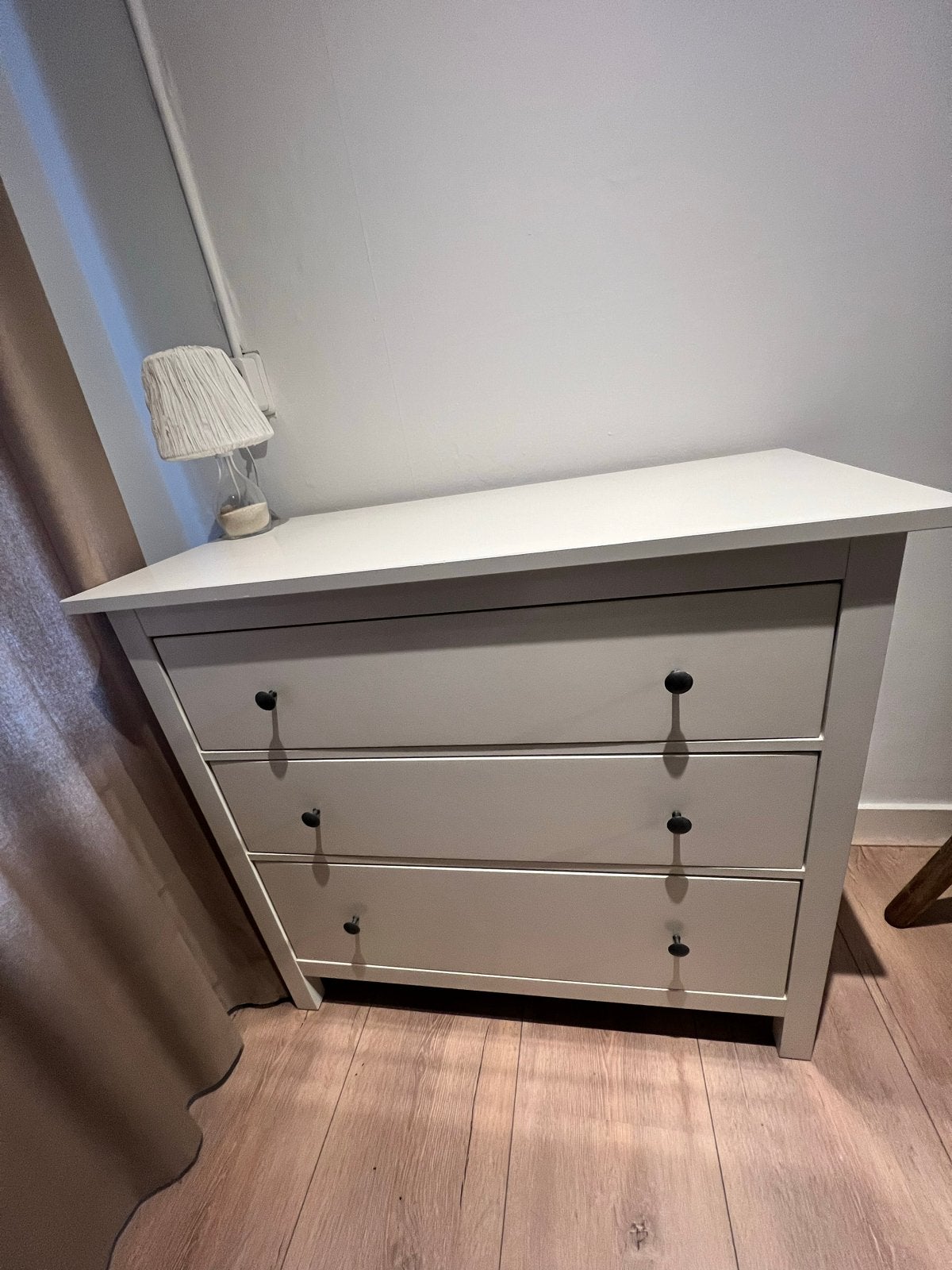 Ikea Hemnes ladekast met 3 lades - wit, Ophalen, Gebruikt, 100 tot 150 cm, 3 of 4 laden
