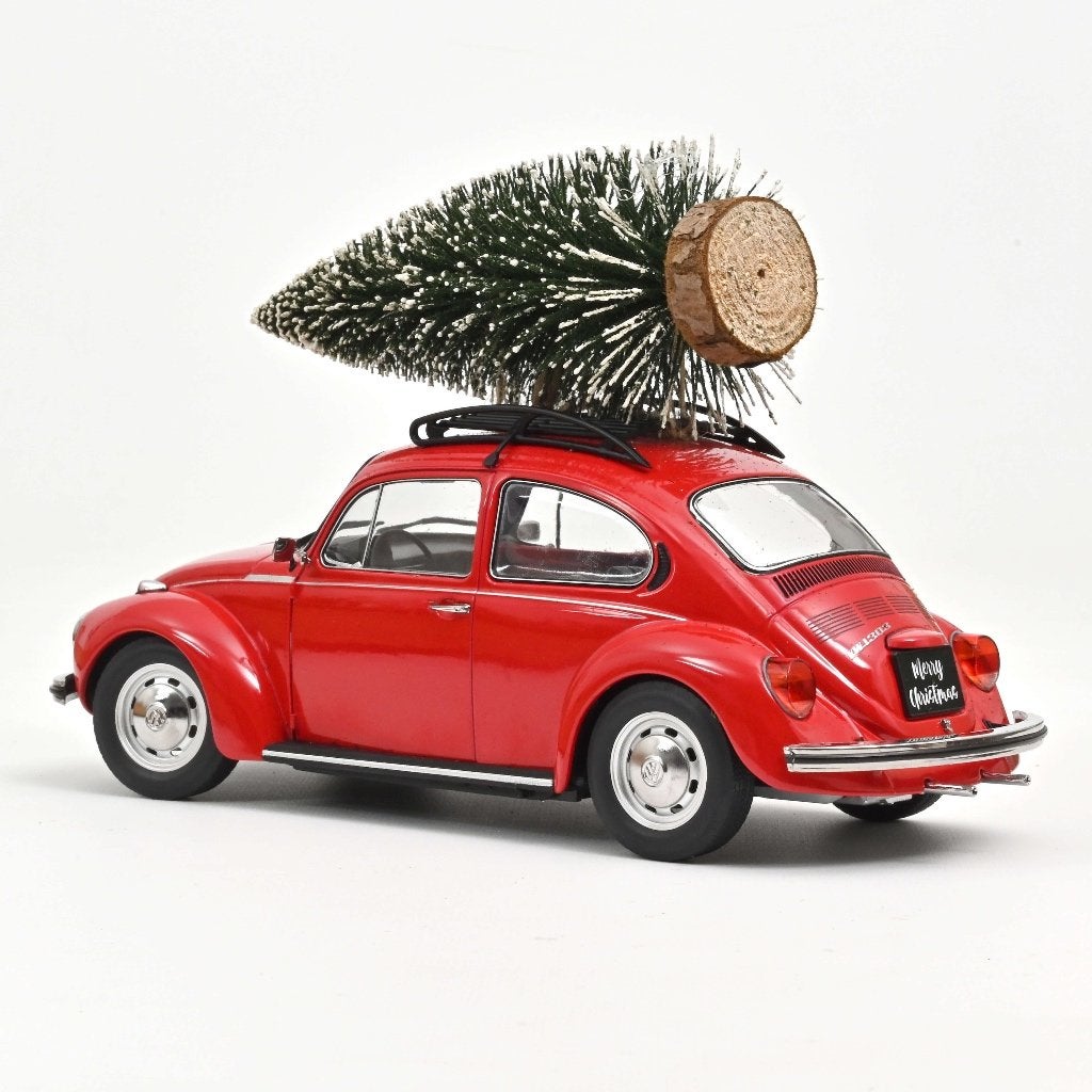 VW 1303 Kever 1973 Rood KERST schaal 1/18 NOREV ref. 188678, Verzenden, Nieuw, Auto, Norev