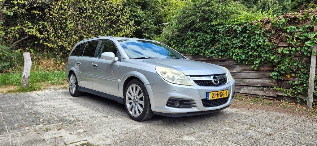 Opel Vectra Wagon 1.8 16V Executive | Leder | 2008 | Airco, Auto's, Opel, Zwart, 4 cilinders, 1796 cc, Vectra