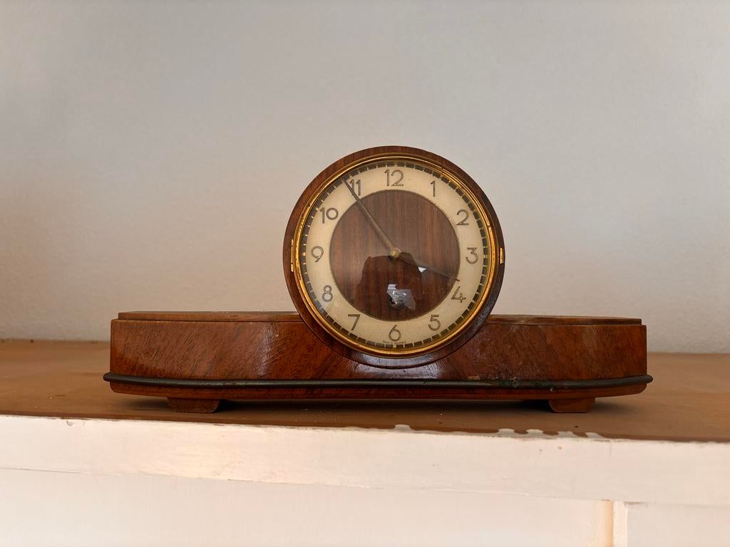 Vintage Art Deco pendule, Antiek en Kunst, Antiek | Klokken, Ophalen
