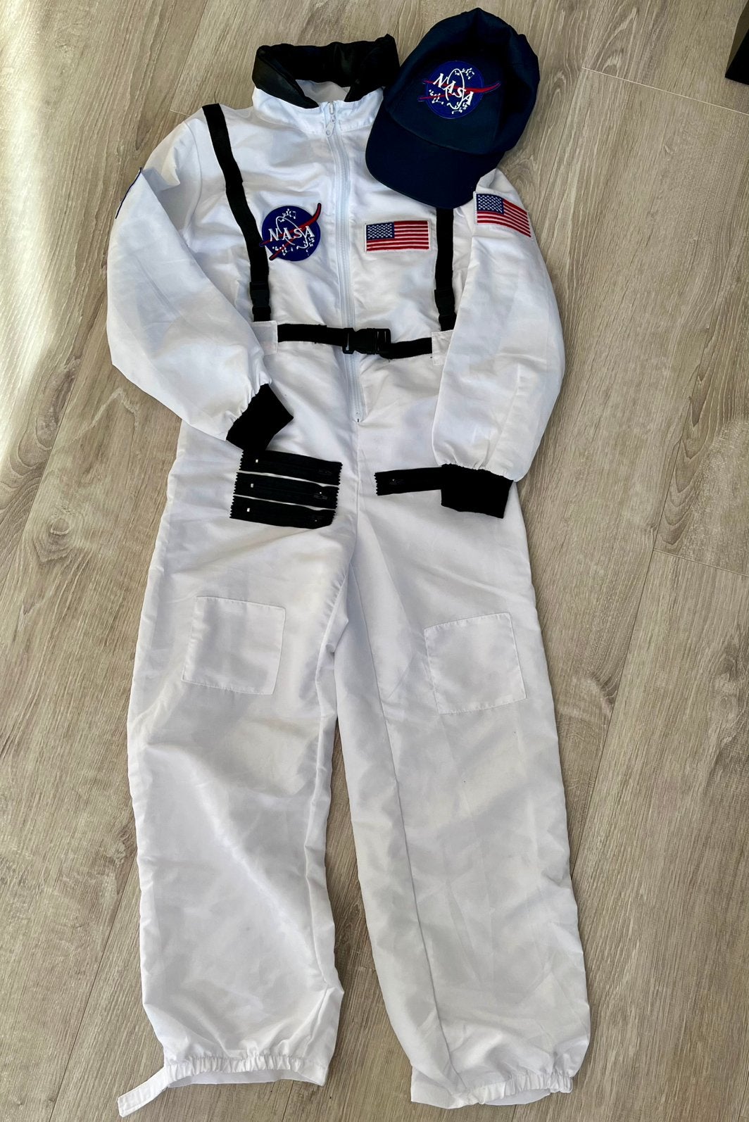 Astronauten pak 12-14 inclusief pet, Ophalen of Verzenden, Zo goed als nieuw, 158 t/m 164, Jongen of Meisje
