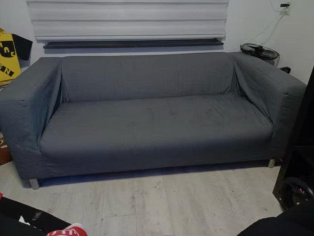 Ikea Klippan bank, Ophalen, Kunststof, 150 tot 200 cm, Tweepersoons