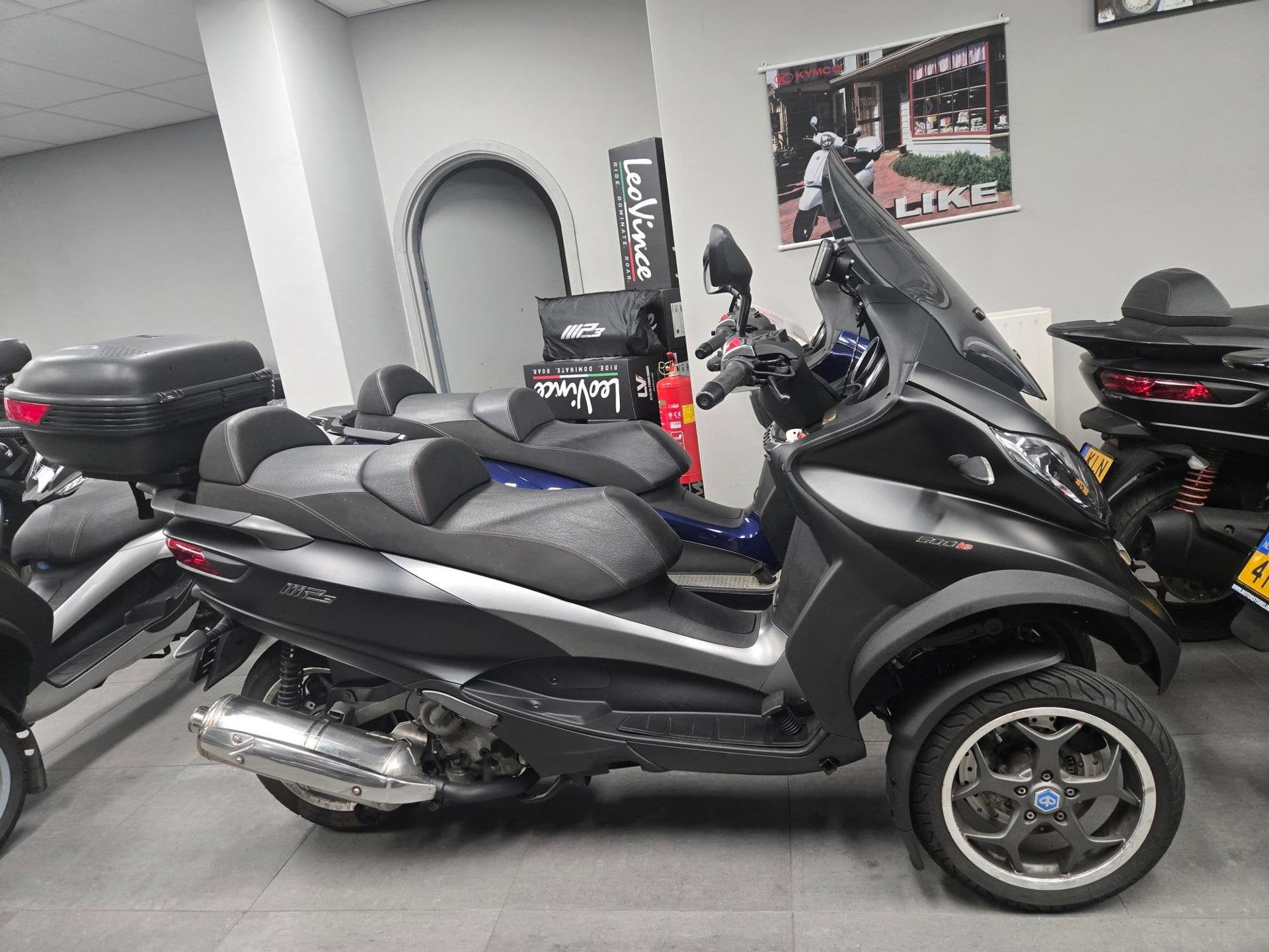 Piaggio MP3 500 ABS ASR SPORT 2018 RIJKLAAR, Motoren, Bedrijf, Gebruikt, Overig