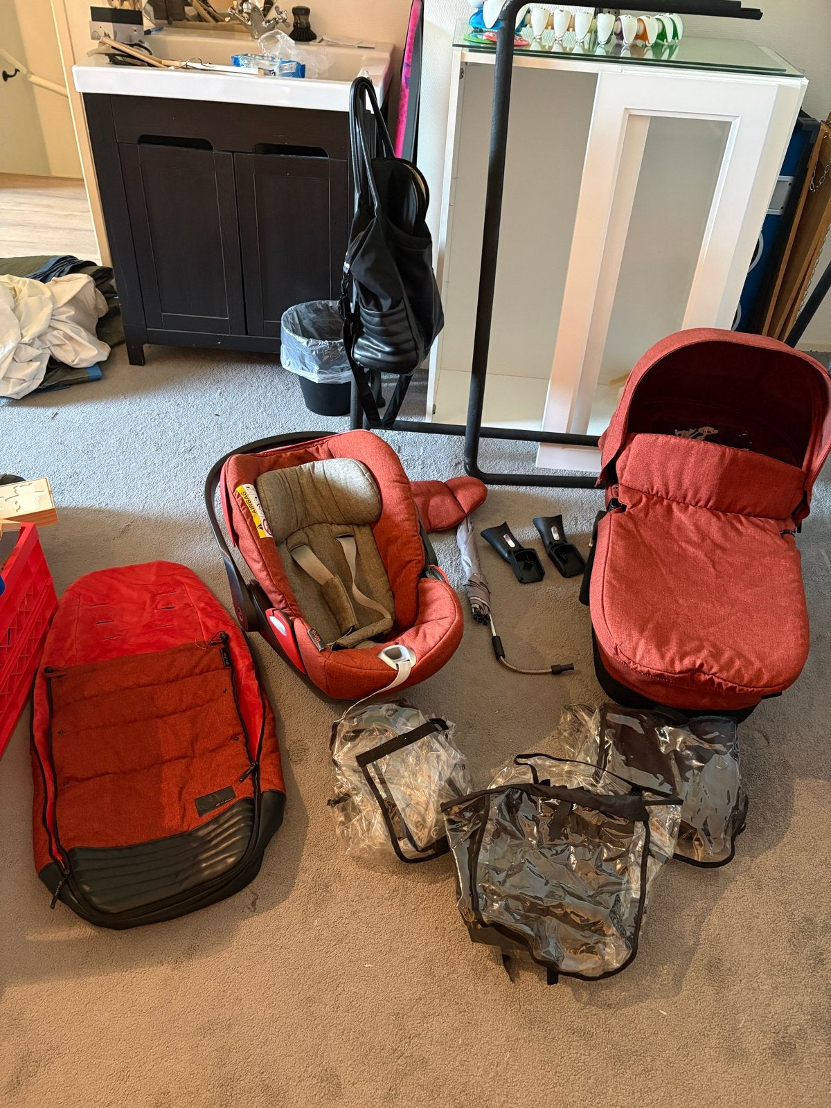 Cybex Priam kinderwagen onderdelen, Kinderen en Baby's, Kinderwagens en Combinaties, Gebruikt, Combiwagen, Met autostoeltje, Ophalen