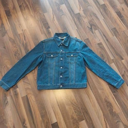 Spijkerjack van Hema, Maat L, Kleding | Heren, Truien en Vesten, Ophalen of Verzenden, Zo goed als nieuw, Maat 52/54 (L), Blauw