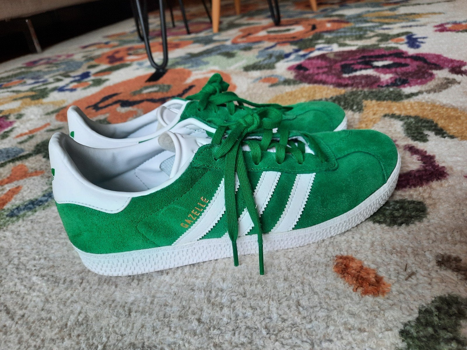 Adidas gazelle, groen. Maat 38 2/3. Z.g.a.n., Groen, Verzenden, Adidas, Sneakers of Gympen