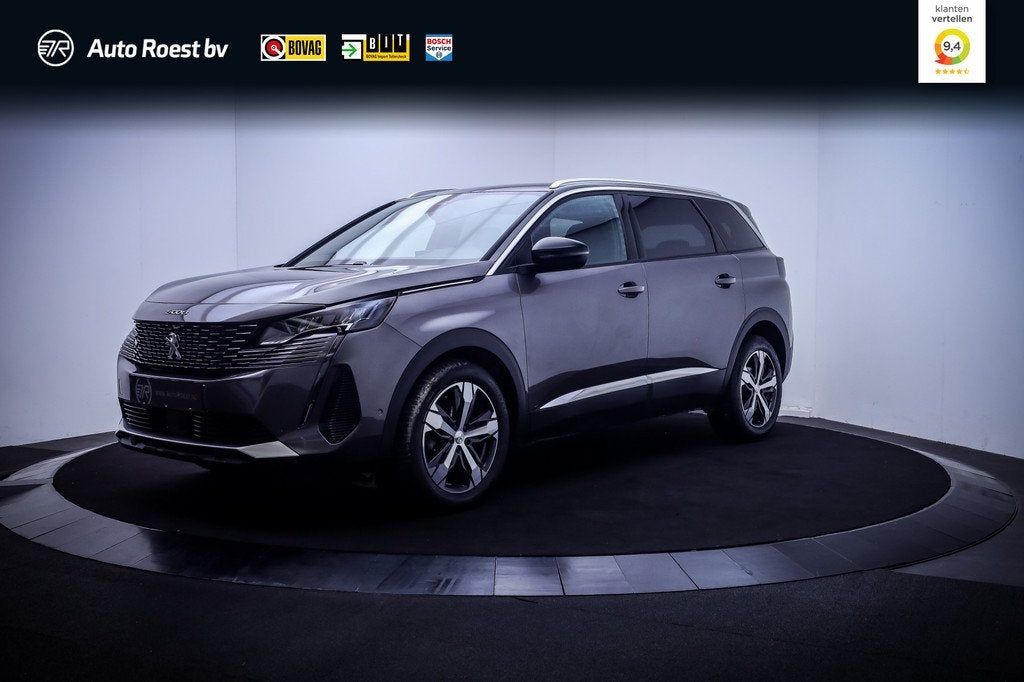 Peugeot 5008 1.2T Aut. 7p ALLURE Pack FULL LED | 360 CAM | C, Auto's, Peugeot, 15 km/l, Gebruikt, Zwart, 1199 cc