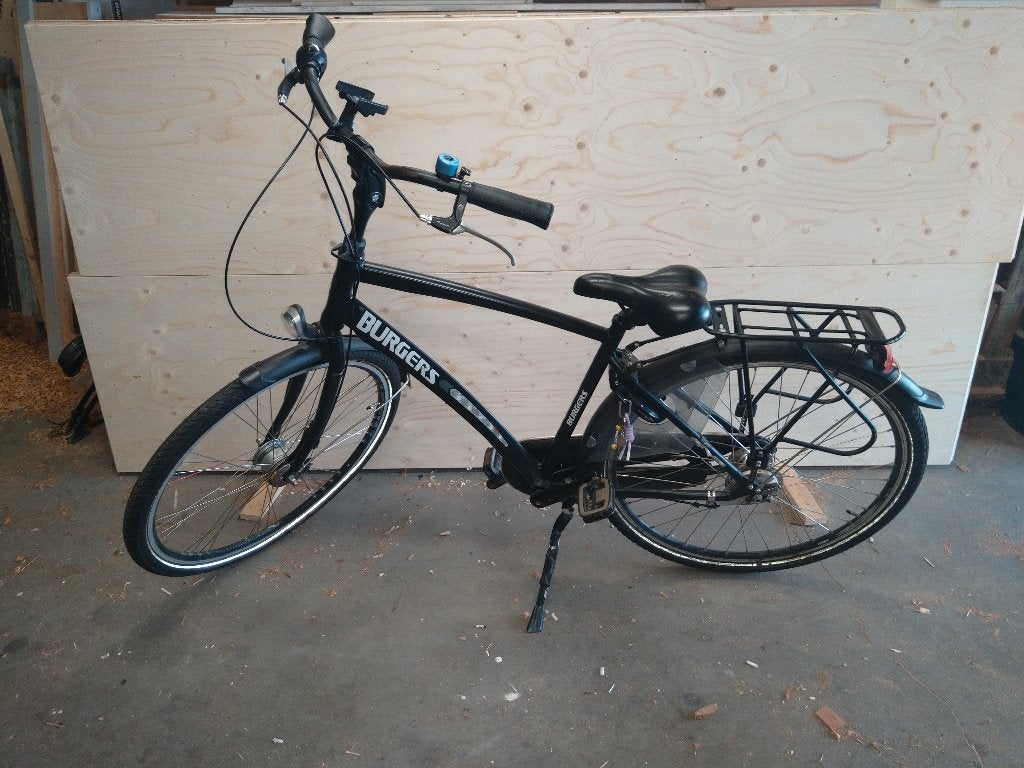 Burgers herenfiets, Gebruikt, Versnellingen, 49 tot 53 cm, Trommelrem