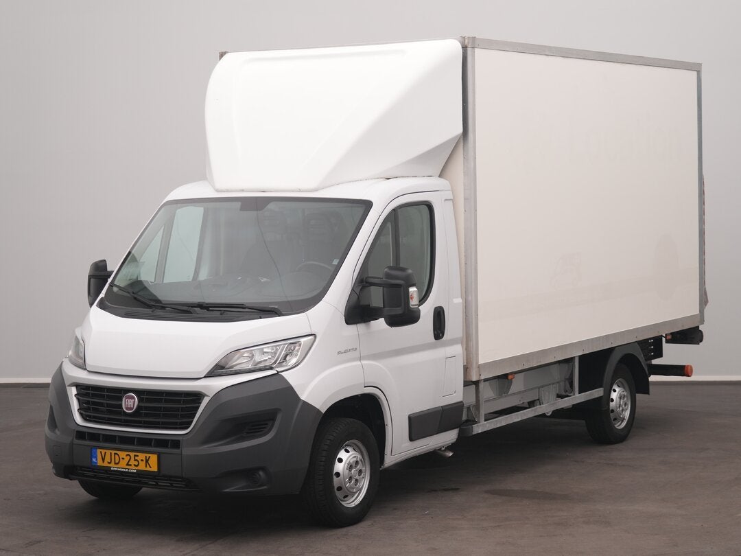 Fiat Ducato 130pk Gesloten bak Laadklep D'Hollandia Bakwagen, Gebruikt, Euro 6, 2500 kg, Wit