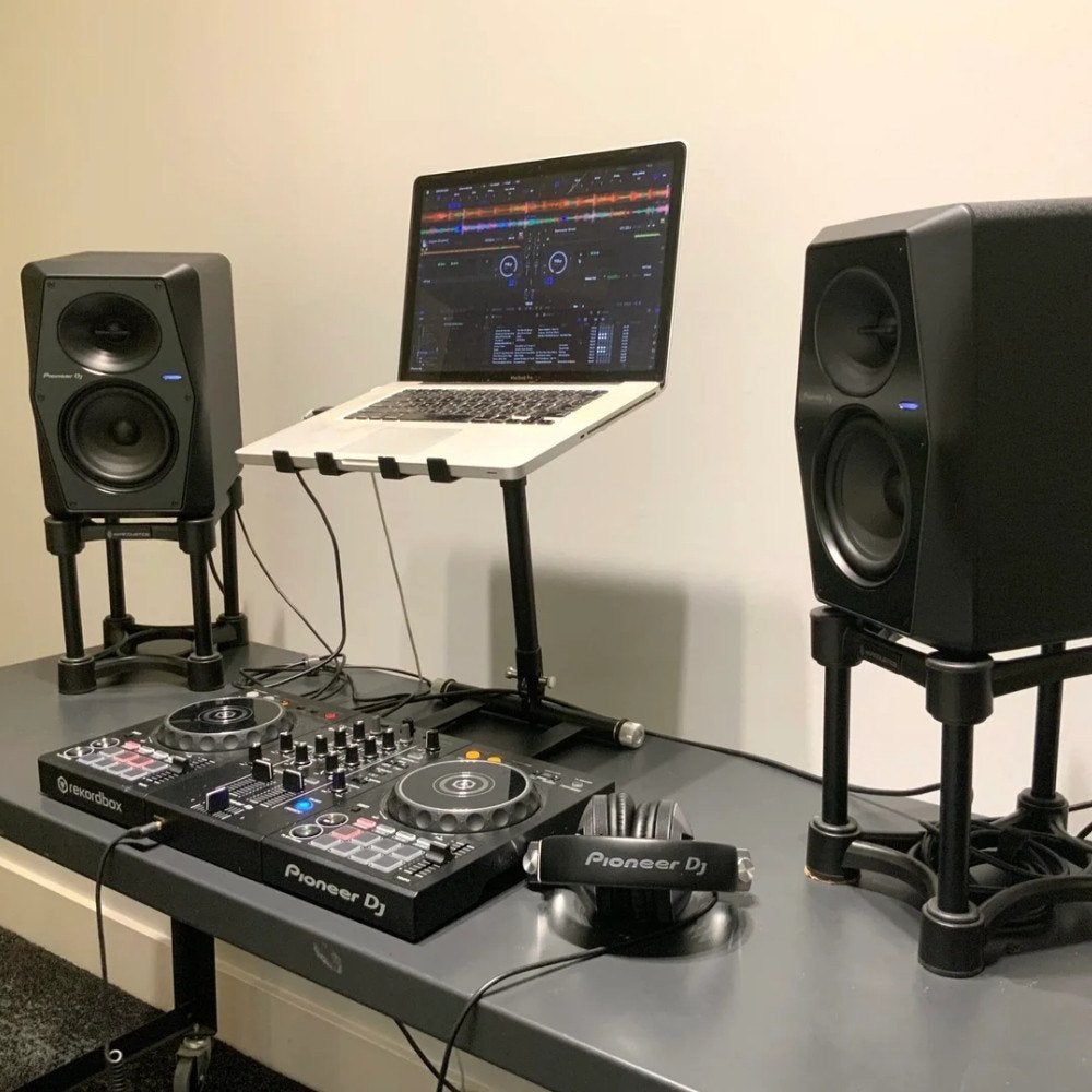 Set Pioneer VM-80 Actieve DJ Studio Monitors - Paar 8 €299, Studiomonitor, Inclusief kabels, Ophalen of Verzenden, Zo goed als nieuw