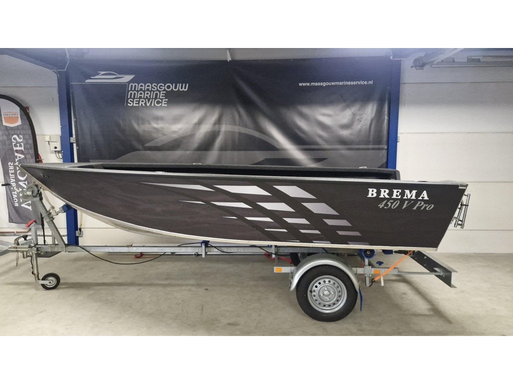 Brema 450/480/500 Fishing pro Tiller, Watersport en Boten, Vis- en Consoleboten, 5 m, Nieuw, Aluminium, 70 pk of meer