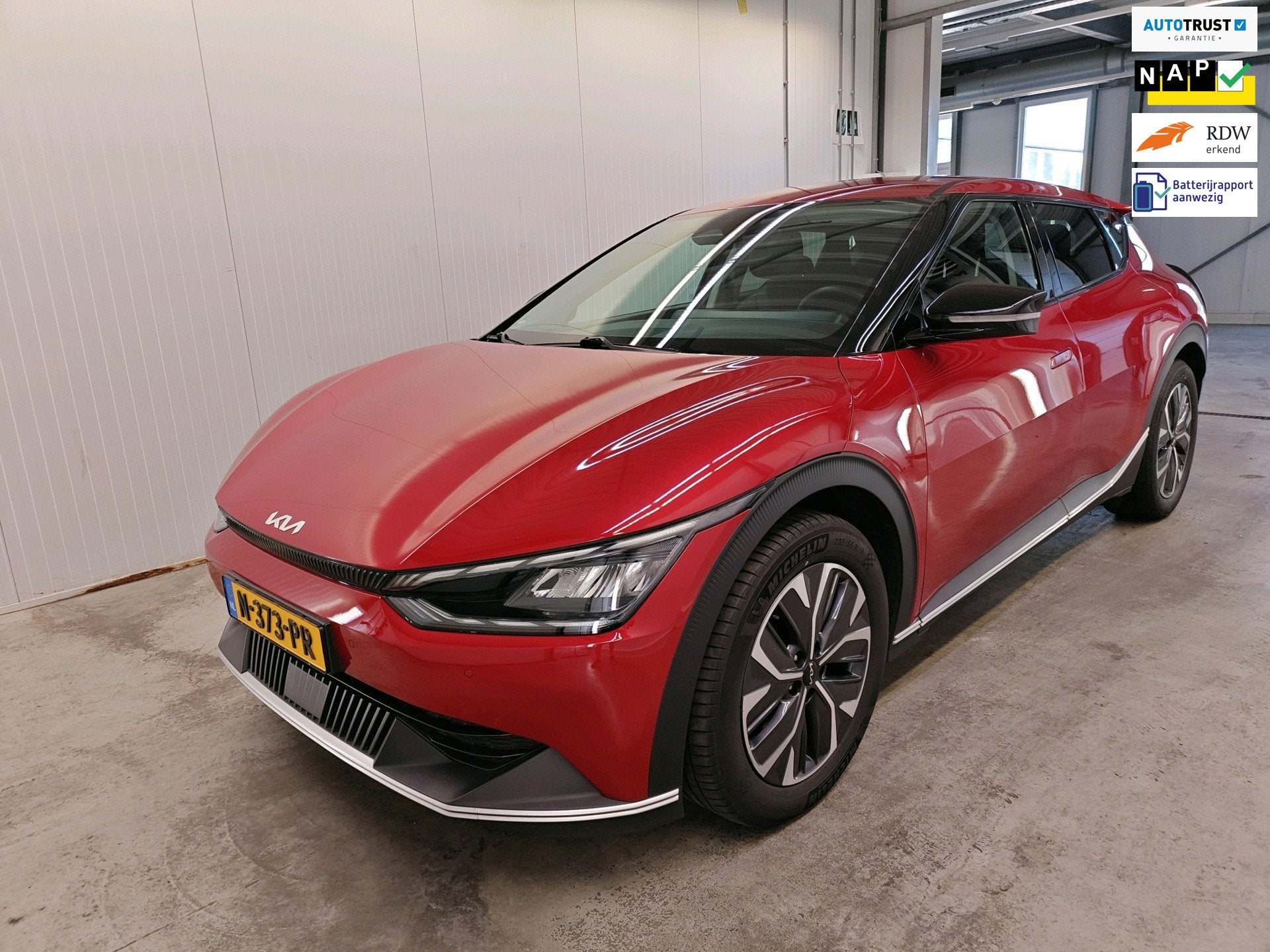 Kia EV6 58 kWh / SOH 100%, Auto's, Automaat, 966 min, Gebruikt, 750 kg