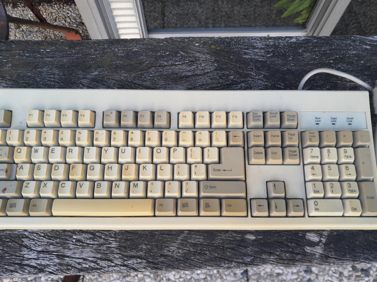 Vintage Chicory KB-2961 Qwerty Toetsenbord - Bedraad, Computers en Software, Toetsenborden, Gebruikt, Ophalen of Verzenden, Qwerty