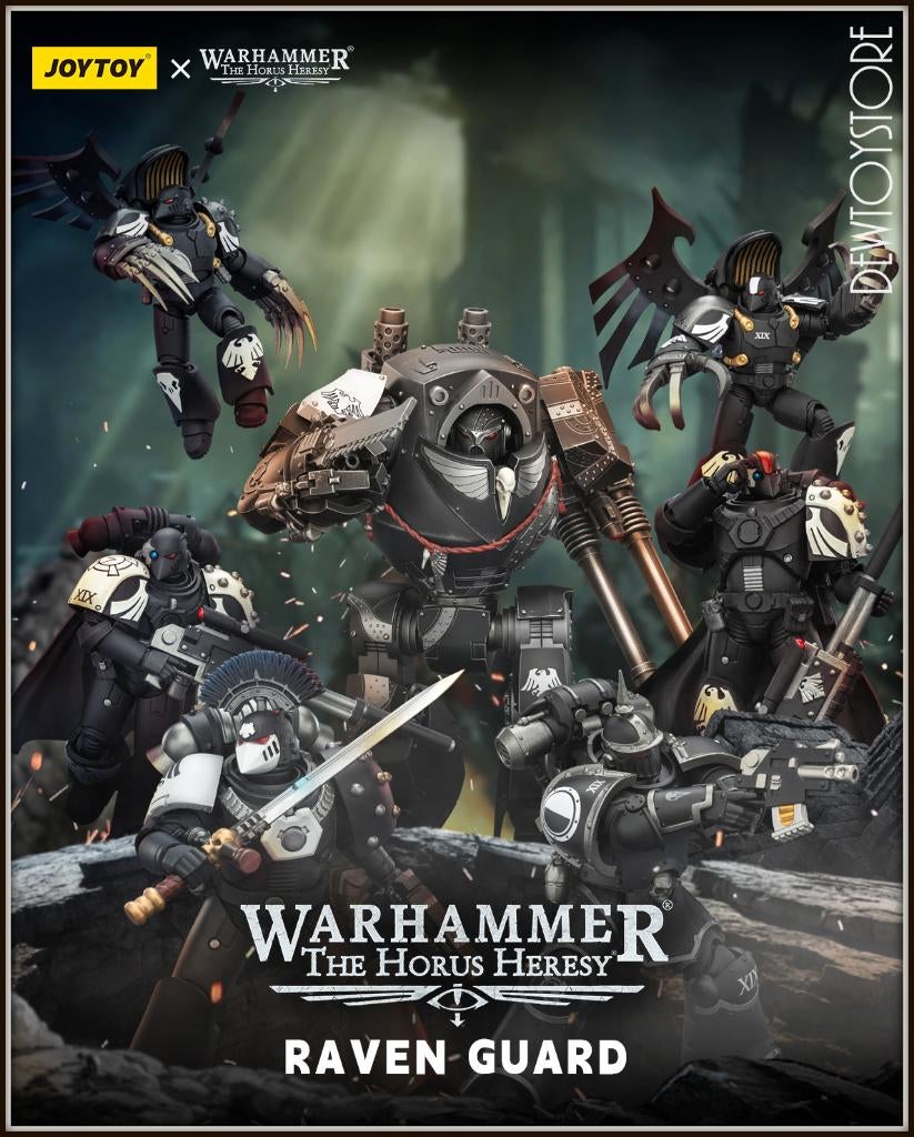 [Pre-order] Joy Toy JoyToy X Warhammer 40K - Raven Guard, Verzamelen, Poppetjes en Figuurtjes, Nieuw, Verzenden