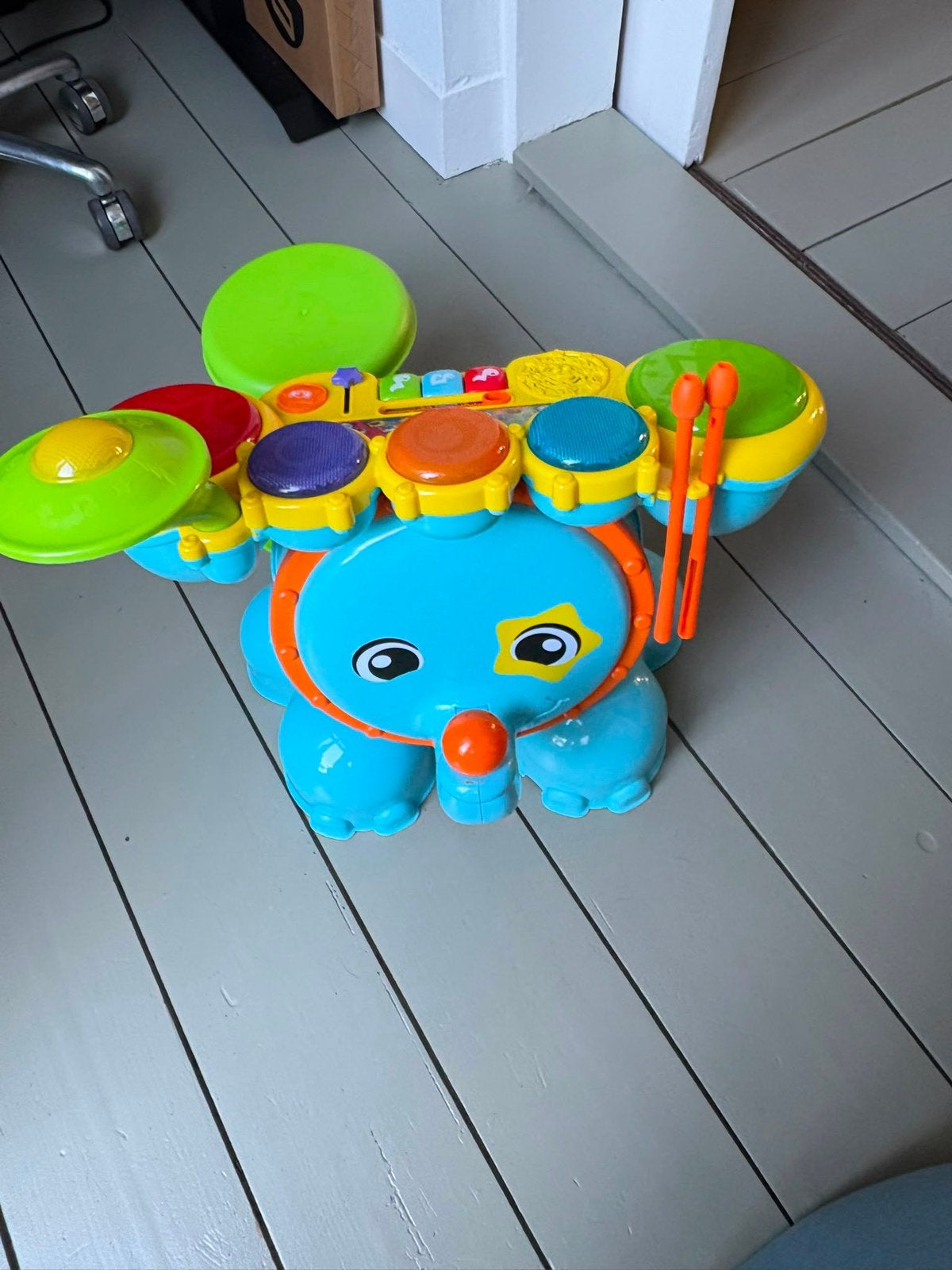Vtech rock&leer drumstel, Kinderen en Baby's, Speelgoed | Vtech, Ophalen of Verzenden, Zo goed als nieuw, 6 maanden tot 2 jaar