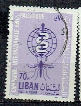 Libanon 1962 Bestrijding Malaria, Verzenden, Gestempeld, Overige thema's