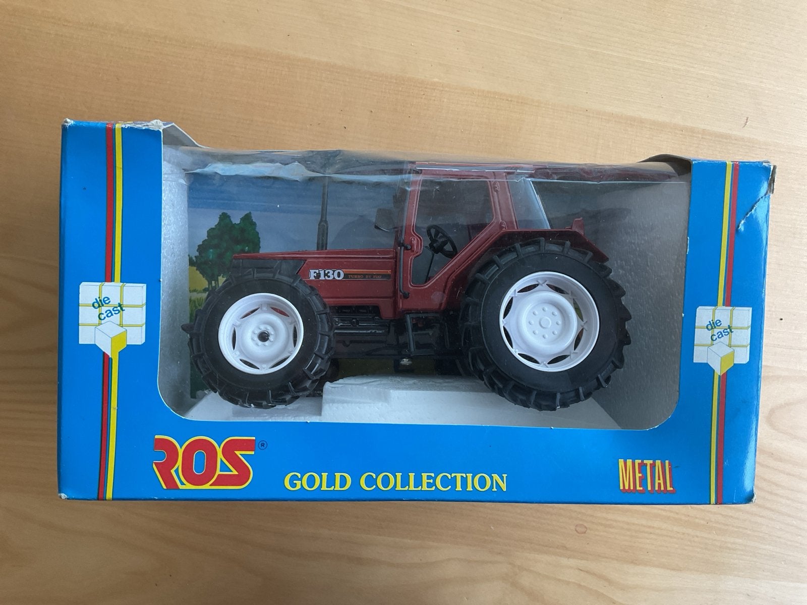 ROS Gold Collection Fiat F130 Die-cast Tractor 1:32, Ophalen, Nieuw