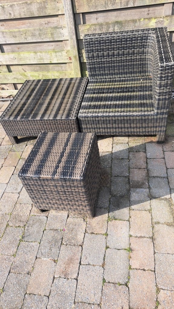 Tuinset, Overige materialen, Gebruikt, Tuinset, Bank