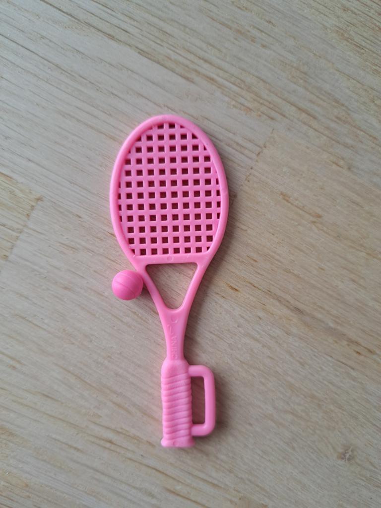 Tennisracket en tennisbal van Barbie, Ophalen of Verzenden, Zo goed als nieuw, Barbie