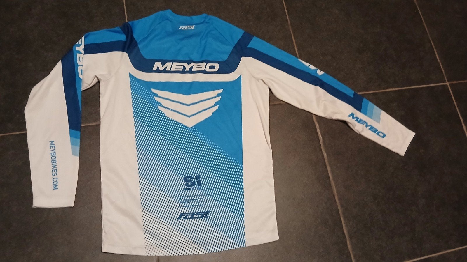 Meybo BMX Shirt - Maat S, Blauw, Overige typen, Ophalen of Verzenden, Gedragen