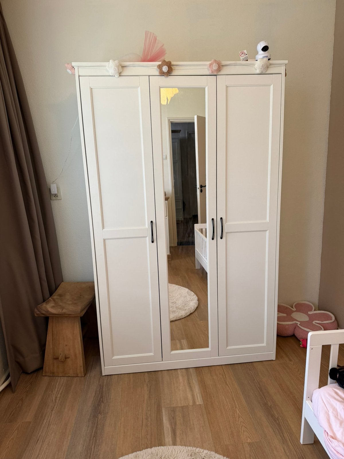 Ikea kledingkast met spiegeldeur, Gebruikt, 100 tot 150 cm, Ophalen of Verzenden, 150 tot 200 cm
