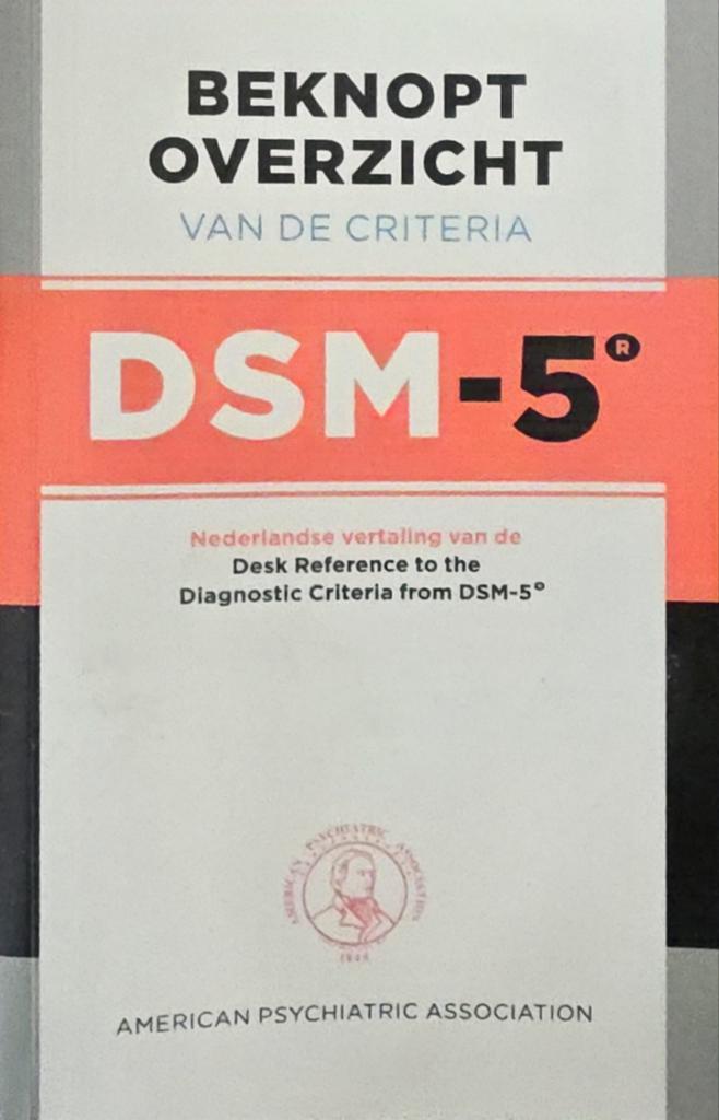 DSM-5 Handboek: Beknopt Overzicht van de Criteria, American Psychiatric Association, Ophalen of Verzenden, Gamma, WO